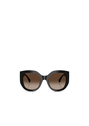 Womens Chanel Ch5550 Polarised Butterfly-Frame Acetate Sunglasses