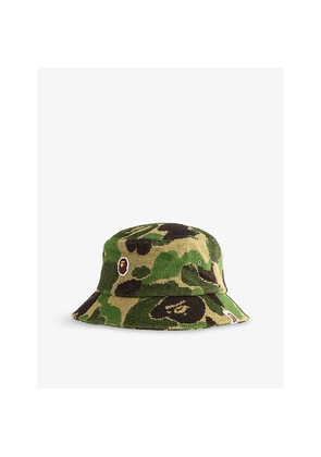 Mens A Bathing Ape Camo Terry Cotton-Blend Bucket Hat