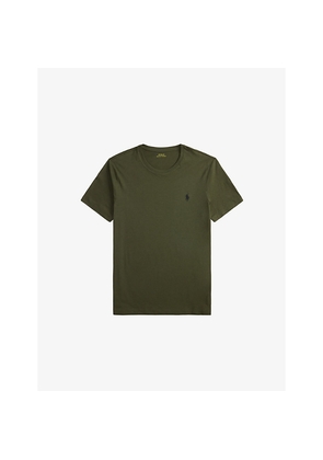 Mens Polo Ralph Lauren Logo-Embroidered Regular-Fit Cotton-Jersey T-Shirt