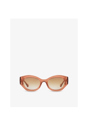 Womens Gucci Gg1553S Cat Eye-Frame Acetate Sunglasses