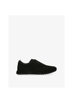 Mens Officine Creative Race Laceless Suede Low-Top Trainers