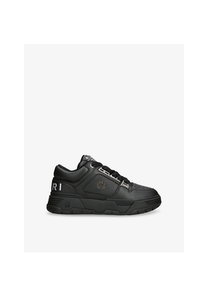 Mens Amiri Metallic Ma-1 Leather Trainers