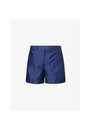 Mens Che Diera Jacquard Tailored Swim Shorts