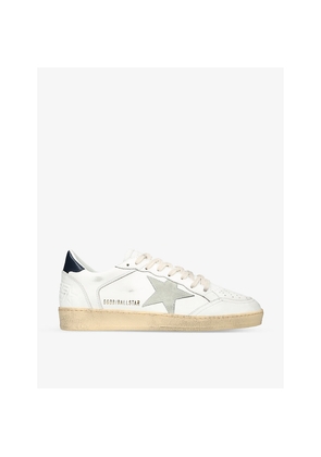 Mens Golden Goose Men's Ballstar Low-Top Leather Trainers