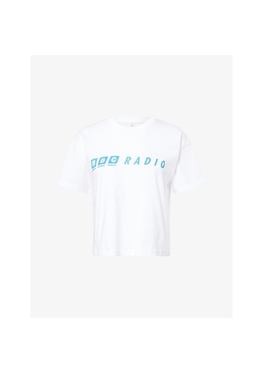 Mens The Bbc Bbc Radio Crop Cotton-Jersey T-Shirt