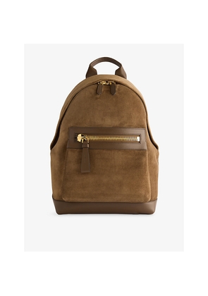 Mens Tom Ford Buckley Suede Backpack