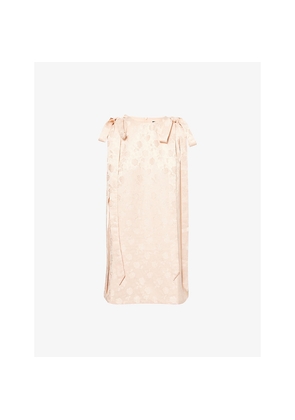 Womens Sister Jane Serene Bow Woven Mini Dress