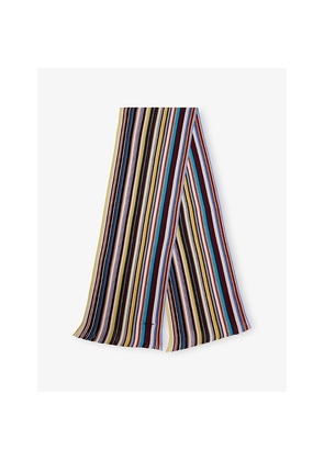Mens Paul Smith Signature Striped Wool Scarf