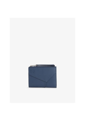 Mens Loewe Puzzle Edge Slim Compact Leather Wallet