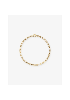 Womens Santos De Cartier Small 18ct Yellow-Gold Chain Bracelet