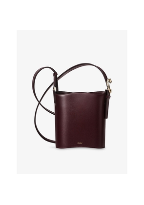 Womens Panthère De Cartier Mini Leather Bucket Bag