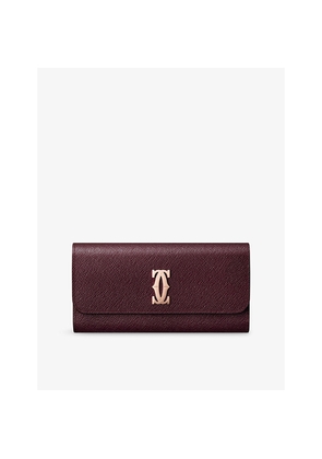 Womens C De Cartier International Leather Wallet