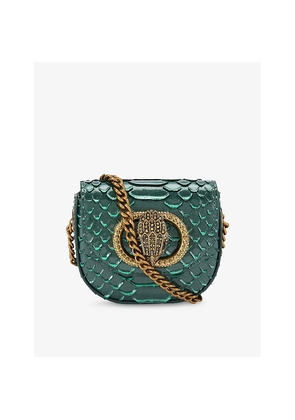 Womens Kurt Geiger London Micro Chelsea Leather Saddle Bag