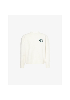 Mens The Couture Club Emblem Crewneck Knitted Jumper