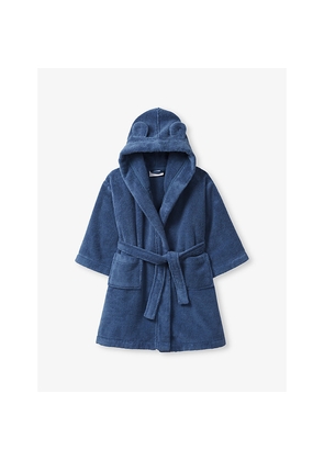 Womens The Little White Company Bear-Ear Hooded Cotton Robe 1-2 Years