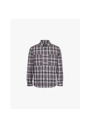 Mens Belstaff Outpost Checked Cotton-Flannel Shirt
