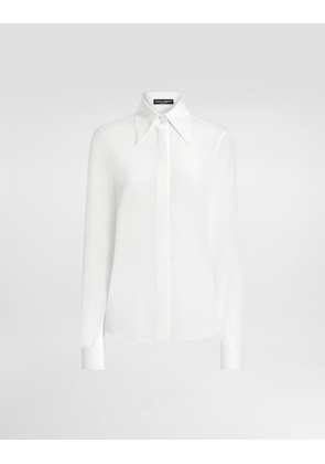 Dolce & Gabbana Crêpe De Chine Shirt - Woman Shirts And Tops White 38