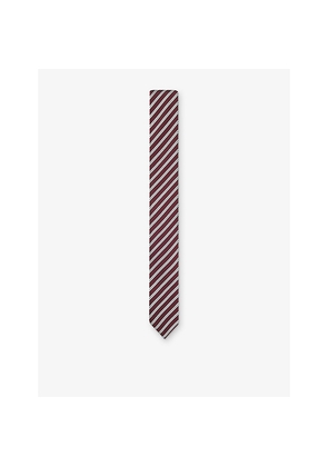 Mens Hugo Striped Silk-Blend Tie