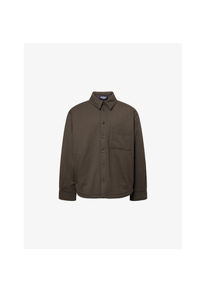 Mens Jacquemus Boulanger Padded Wool Blend Overshirt