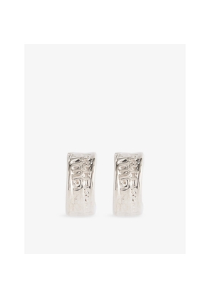 Womens Jean Paul Gaultier The Logo Brass Earrings