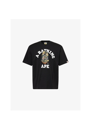 Mens A Bathing Ape 1st Camo Shark Graphic-Print Cotton T-Shirt