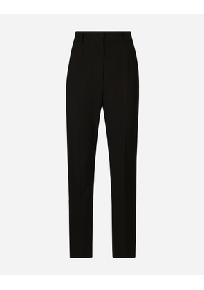 Dolce & Gabbana Tailored Twill Pants - Woman Pants And Shorts Black 46