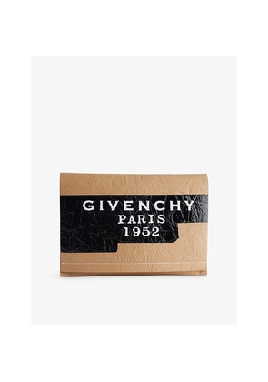 Givenchy Logo Pattern Leather Pouch