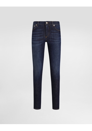 Dolce & Gabbana Skinny Denim Jeans - Woman Denim And Jeans Multi-colored 48