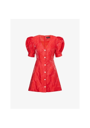 Womens Sister Jane Tansy Jacquard Woven Mini Dress