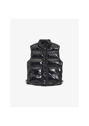 Mens Hugo Branded Glossy Shell Gilet
