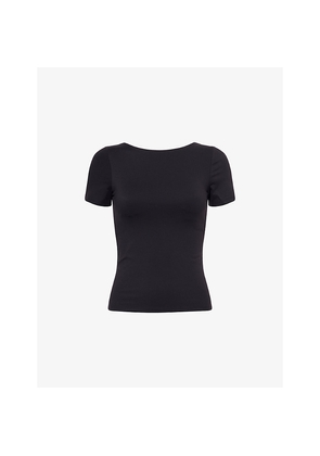 Womens We Are Tala Dayflex Twist Back Stretch-Woven T-Shirt