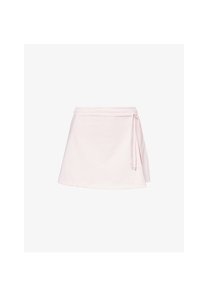 Womens We Are Tala Dayflex Tie Side Stretch-Woven Skort