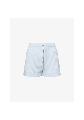 Womens The Couture Club Contrast Ribbed Knitted Shorts