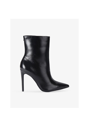 Womens Carvela Eterno Heeled Faux-Leather Ankle Boots
