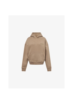 Womens Ru & Rocka Everyday Embossed-Branding Jersey Hoodie