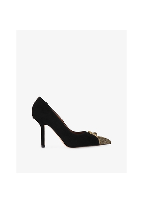 Womens Kurt Geiger London Zip Suede Courts