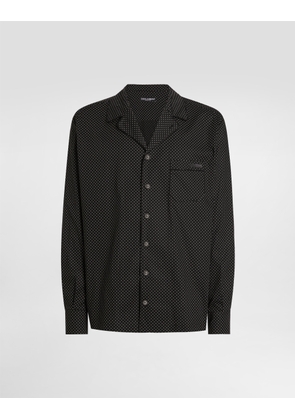 Dolce & Gabbana Microprinted Vanity Shirt - Man Shirts Multicolor 44