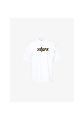 Mens A Bathing Ape 1st Camo Logo-Print Cotton-Jersey T-Shirt