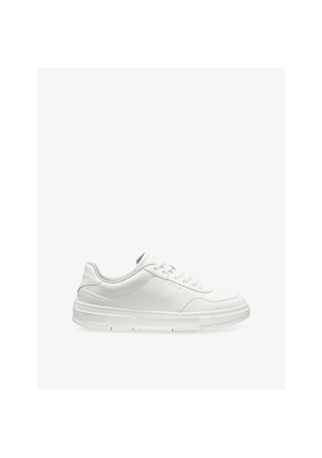 Mens Hugo Logo-Embossed Leather Trainers