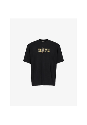 Mens A Bathing Ape 1st Camo Logo Cotton-Jersey T-Shirt
