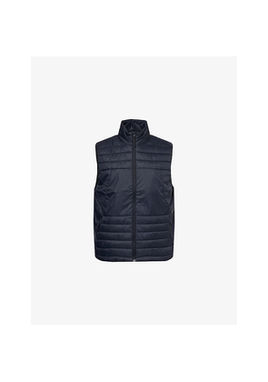 Mens Salomon Reflex Logo-Print Shell-Down Gilet