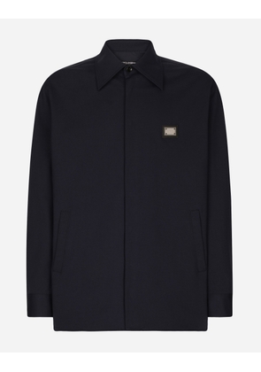 Dolce & Gabbana Technical Fabric Shirt With Tag - Man Shirts Blue 52