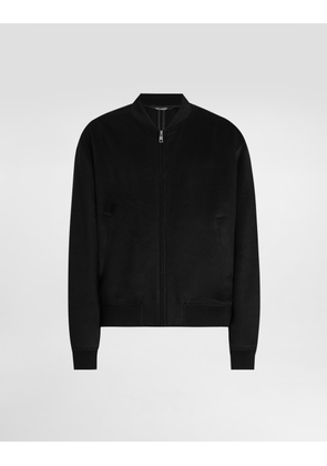 Dolce & Gabbana Cashmere Bomber Jacket - Man Coats And Jackets Black 44