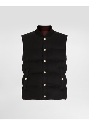 Dolce & Gabbana Reversible Padded Gilet - Man Coats And Jackets Multicolor 50