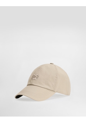 Dolce & Gabbana Stretch Nylon Canvas Baseball Cap - Man Hats And Gloves Beige 58