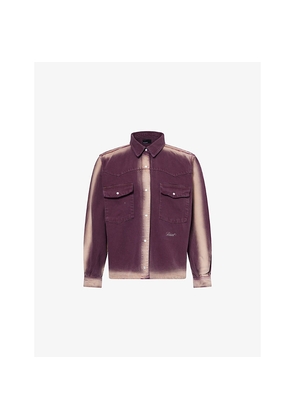 Mens Rassvet Shadow Wash Long-Sleeve Denim Shirt