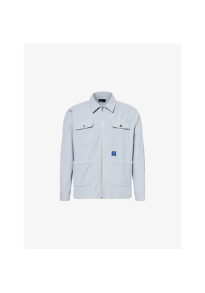 Mens Rassvet Zipped Corduroy Cotton Shirt