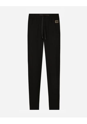 Dolce & Gabbana Jersey Jogging Pants - Man Pants And Shorts Black 46