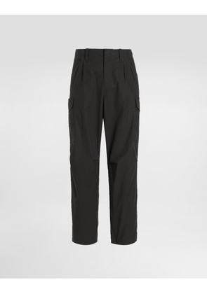 Dolce & Gabbana Cotton Cargo Pants - Man Pants And Shorts Black 48
