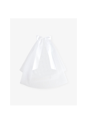 Gigi & Olive Ribbon Bow Tulle Veil
